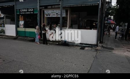 Food Stalls On Asok Montri Road Soi Asoke Soi 21 Sukhumvit Road