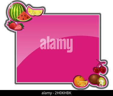 Cartoon Strawberry With Speech Bubble Stock Vector Image Art Alamy