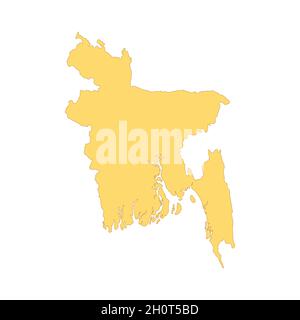 Bangladesh Vector Map Editable Template With Regions Cities Red Pins