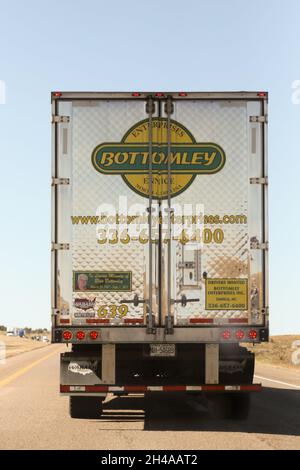 Tucumcari USA 27th Oct 2021 The Walmart truck fleet has WeÕre