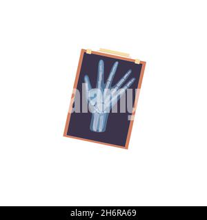 Cartoon Illustration Of X Ray Photo Of Human Head Clip Art Stock Vector