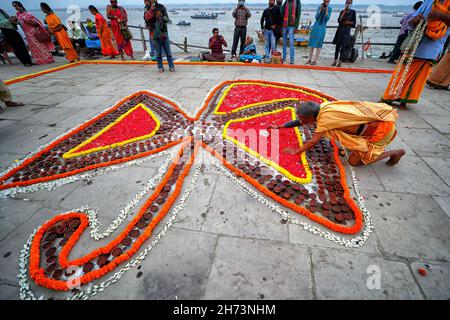 India Th Nov Devotees Celebrate Sagun Sohrai Festival Sohrai