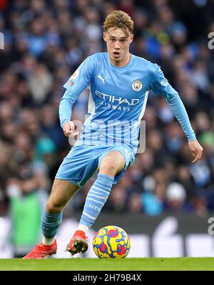 Manchester City S Cole Palmer In Action During The Premier League Match