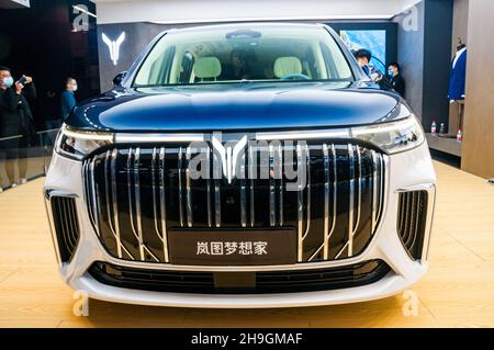 Voyah Dreamer Electric MPV On Display At The 2021 Guangzhou Auto Show