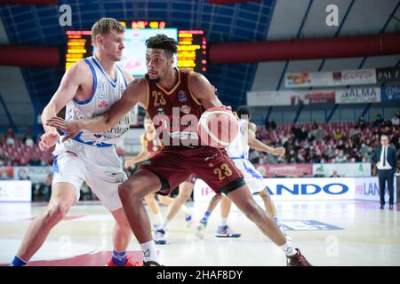 Eimantas Bendzius Of Banco Di Sardegna Sassari In Action During The