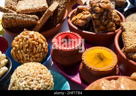 Indian Festival Makar Sankranti Special Haldi Kumkum With Sankranti