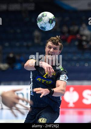 Sweden S Jonathan Carlsbogard In Action By Denmark S Henrik M Llgaard