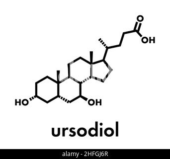 Ursodiol Ursodeoxycholic Acid Udca Gallstone Treatment Drug Molecule