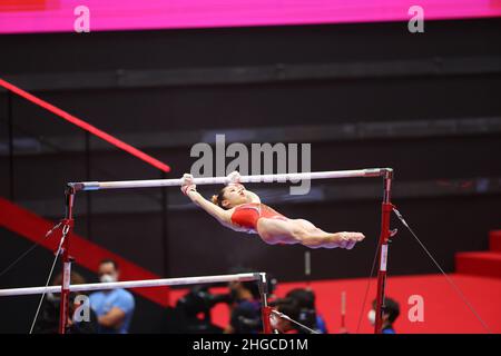 Kitakyushu Women S Apparatu Final Uneven Bars At Kitakyushu General