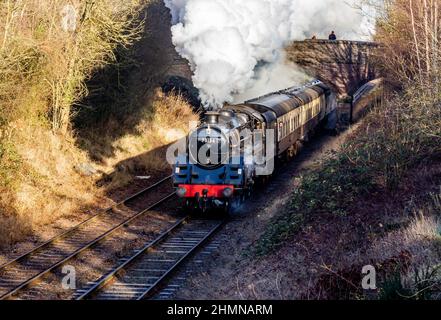 Br Standard Class Steam Locomotive Stock Photo Alamy