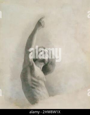 Self Portrait With Upraised Arm By Gustave Courbet Stock Photo Alamy