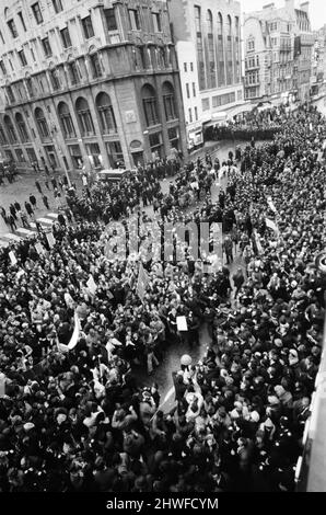 Anti Rhodesia Marches Join Forces While About People Left Hyde