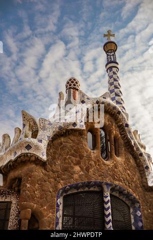 The Porter S Lodge Pavilion In Park G Ell Catalan Monument By Gaudi In