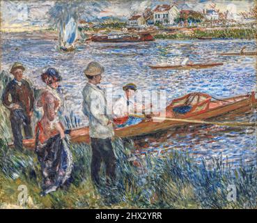 Man Painting Oar Stock Photo Alamy