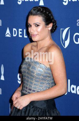 Lea Michele Attending The 29th Annual GLAAD Media Awards Held At The