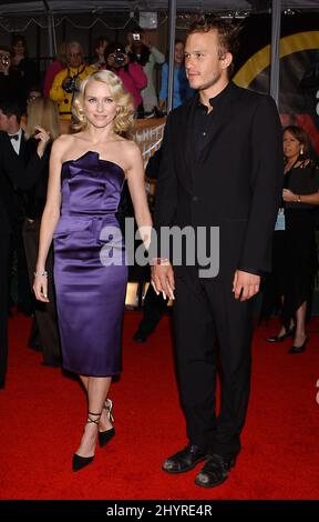 Naomi Watts And Heath Ledger Attend The Th Annual Screen Actors