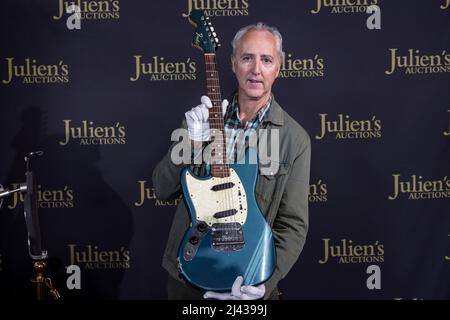 The Blue 1969 Mustang Fender Guitar Used By Rock Icon Kurt Cobain In