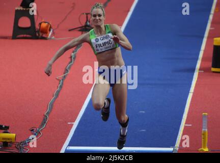 Neja Filipi Of Slovenia Finale Triple Jump Women During The World