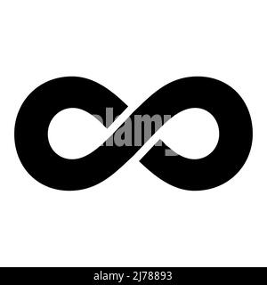 Infinity Geometric Icon Mathematical Tattoo Symbol Endless Abstract