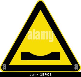 Dip Traffic Sign Stock Vector Image Art Alamy