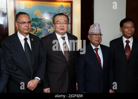 July Kathmandu Ne Nepal Chinese Communist Leader Liu