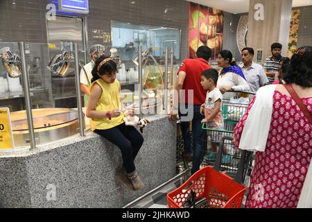 Lulu Hypermarket Interior Of Lulu Mall In Lucknow Uttar Pradesh India