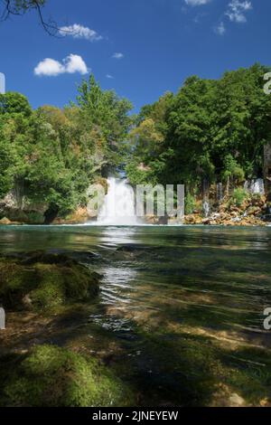 Old Mill In Krka Falls National Park Croatia Europe Stock Photo Alamy