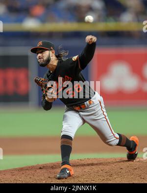 Baltimore Orioles Relief Pitcher Cionel Perez In Action During The