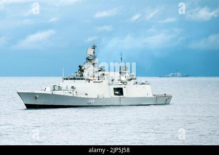 INS Sahyadri F49 Shivalik Class Stealth Multi Role Frigate Of The