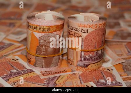 Egypt Money Rolls Of New First Egyptian 10 LE EGP Ten Pounds Plastic