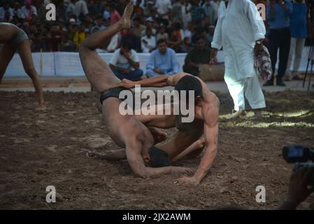 Lahore Pakistan 04th Sep 2022 Pakistani Kushti Wrestlers Desi