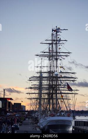 Amazing Tall Ships From Tall Ship Race Event In Aalborg Stock