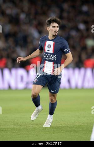 Vitinha Ferreira Of PSG In Action During The Ligue 1 Uber Eats Match