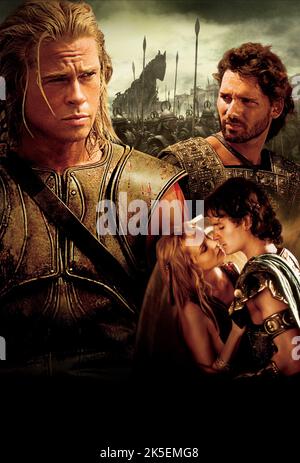 Troy Brad Pitt Eric Bana Diane Kruger Orlando Bloom Movie Poster