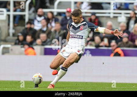 Tommy Makinson Of England Converts For A Goal During The Rugby League