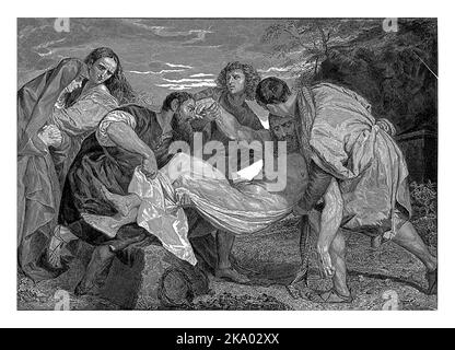 Jesus Christ S Body Carried To The Tomb 1645 By Rembrandt Stock Photo