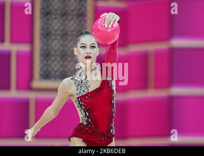 Anastasiia Salos Of Belarus During The Th Rhythmic Gymnastics World