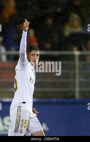 Federico Valverde Of Real Madrid Celebrates A Goal During The Spanish