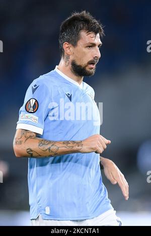 Francesco Acerbi Of Ss Lazio Looks On During The Serie A Match Between