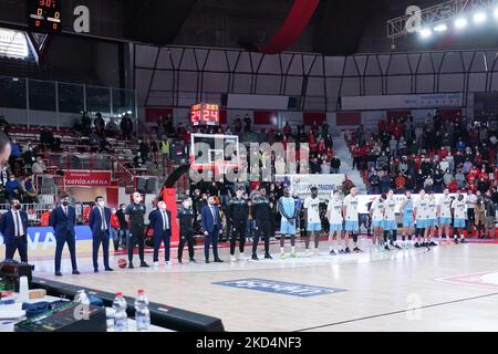 Vanoli Cremona During Vanoli Basket Cremona Vs Napolibasket Italian