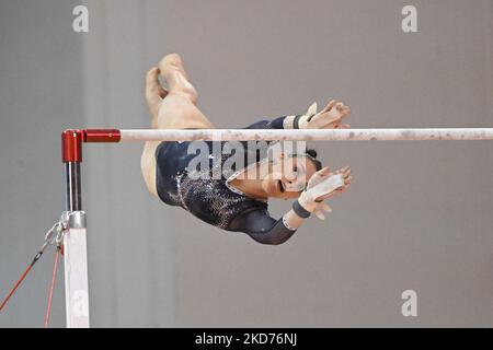 Giorgia Villa Bars Italy During The Gymnastics International Jesolo