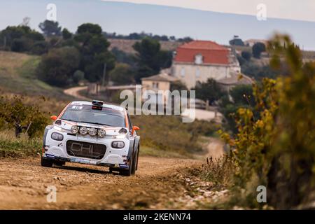 15 LAFAY Pierre AUBEUF Benjamin Citroën C3 Rally2 action during the