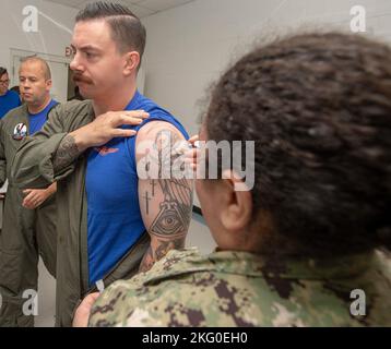 U S Navy Naval Aircrewman Operator 2nd Class Clark Urbin Assigned