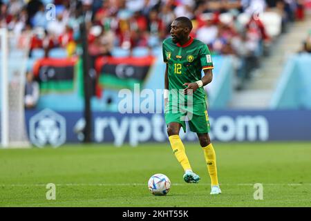 Karl Toko Ekambi During The FIFA World Cup Qatar 2022 Group G Match