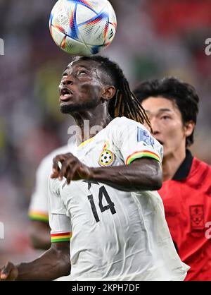 Gideon Mensah Of Ghana During The Fifa World Cup Group H Football