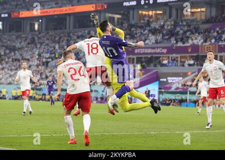 DOHA Poland Goalkeeper Wojciech Szczesny During The FIFA World Cup