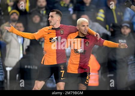 Istanbul Kerem Akturkoglu Of Galatasaray As Celebrates The During