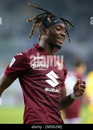 Yann Karamoh Torino FC During The Serie A Soccer Match Between Torino