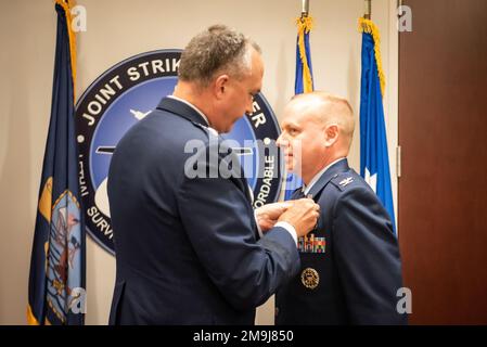 Air Force Col Ryan Mueller Center Salutes Air Force Lt Gen Eric