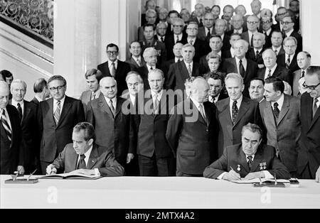 Alexei Kosygin Nikolai Podgorny Leonid Brezhnev Stock Photo Alamy